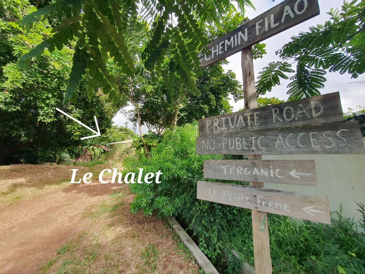 Le Chalet, La Petite Ferme Vieux Grand Port Ngoại thất bức ảnh